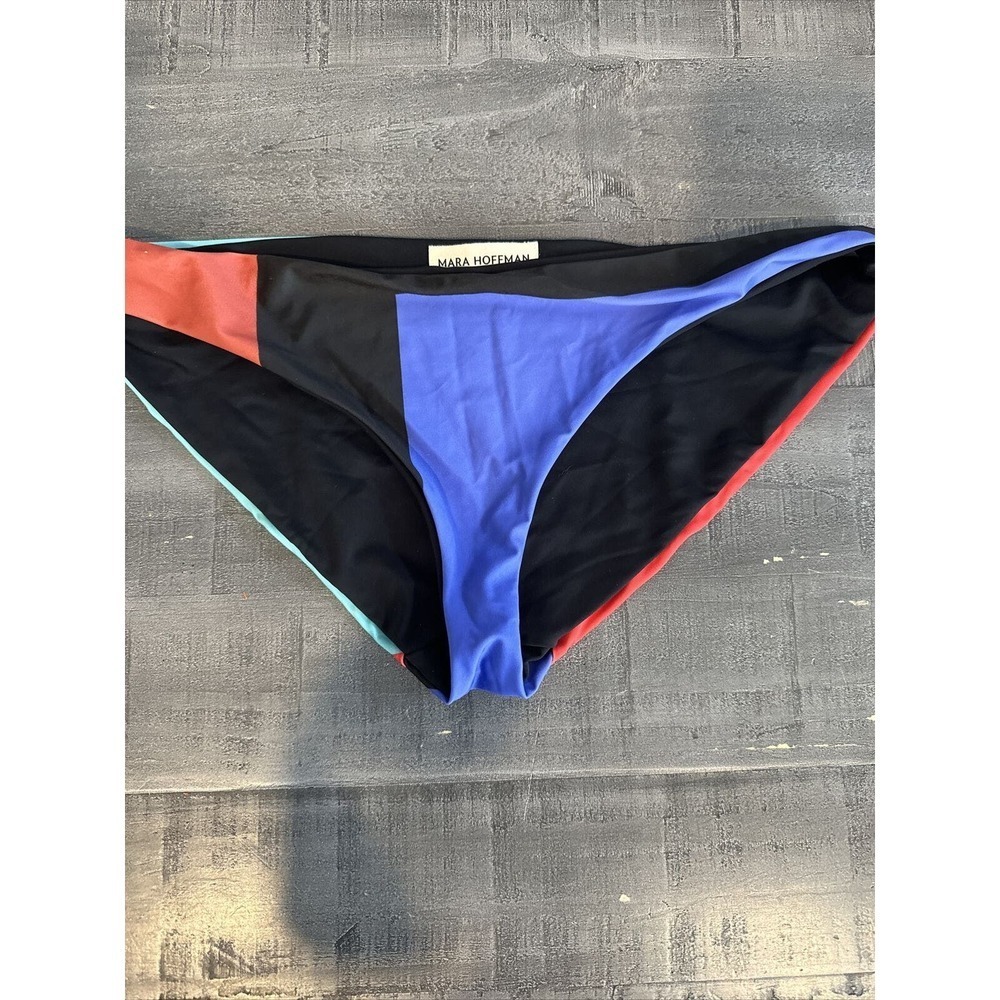 Mara Hoffman ZOA Reversible Multi/Black Bottoms XLarge